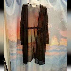 Womans black cardigan